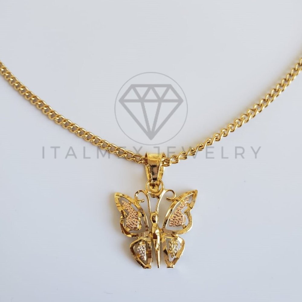 18K Gold Plated Elegant Butterfly & 22" Chain